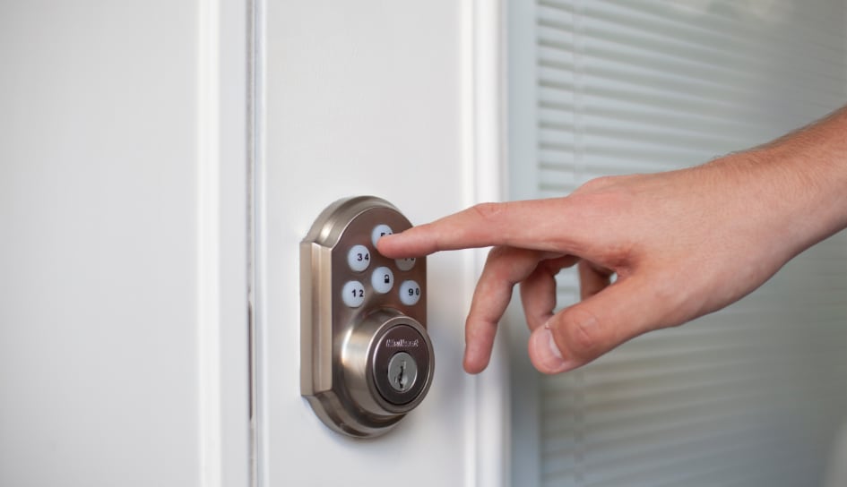 ADT smartlock on a Madison home